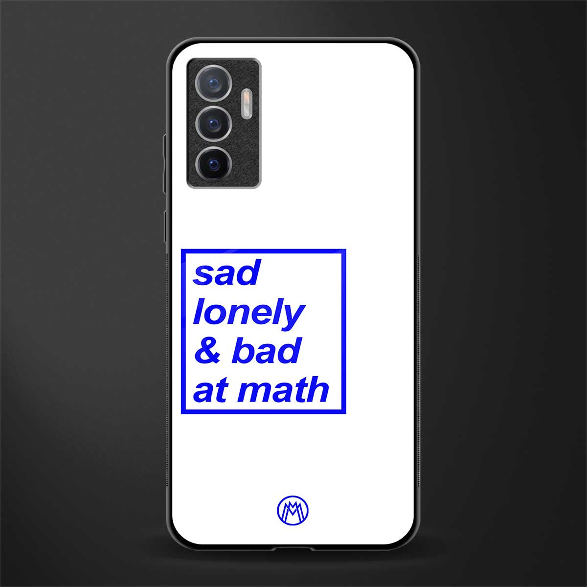 bad at math glass case for vivo v23e image