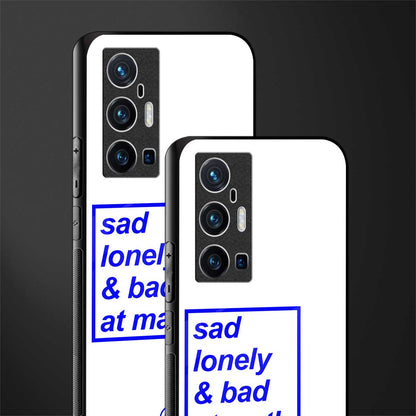 bad at math glass case for vivo x70 pro plus image-2