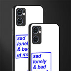 bad at math glass case for oppo reno7 5g image-2