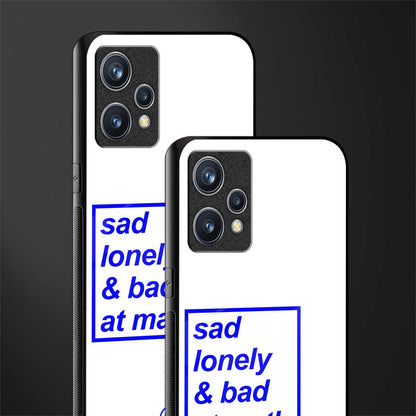 bad at math glass case for realme 9 4g image-2