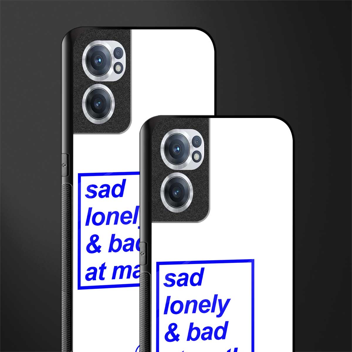 bad at math glass case for oneplus nord ce 2 5g image-2