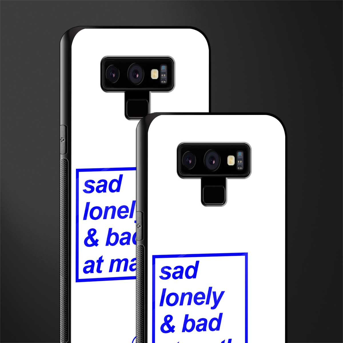 bad at math glass case for samsung galaxy note 9 image-2