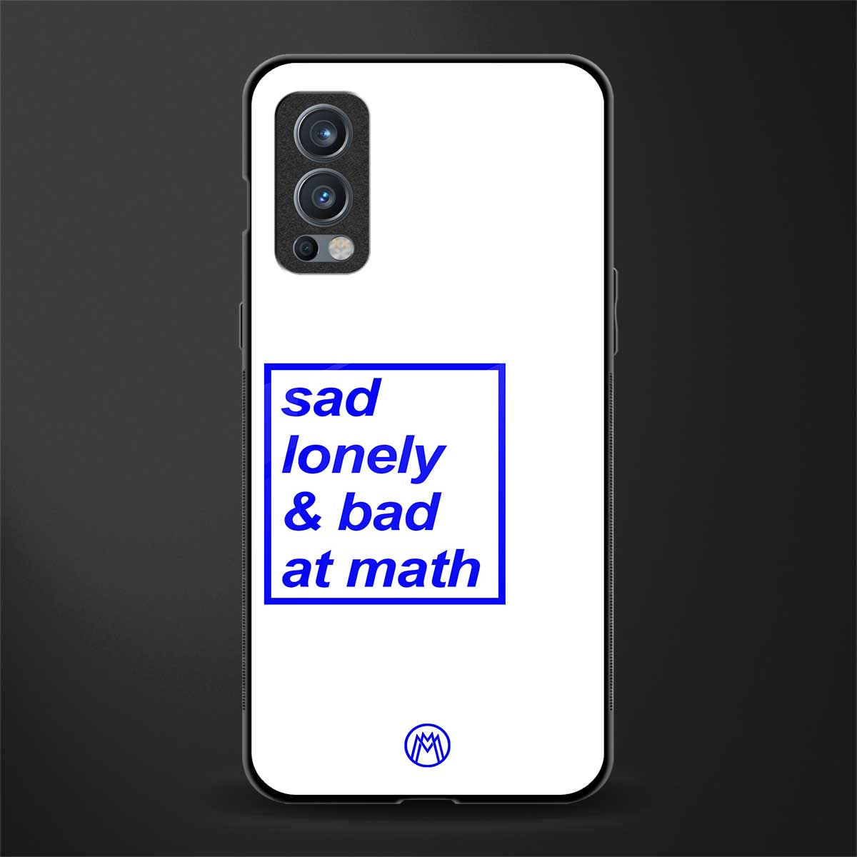 bad at math glass case for oneplus nord 2 5g image