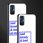 bad at math glass case for vivo v17 image-2