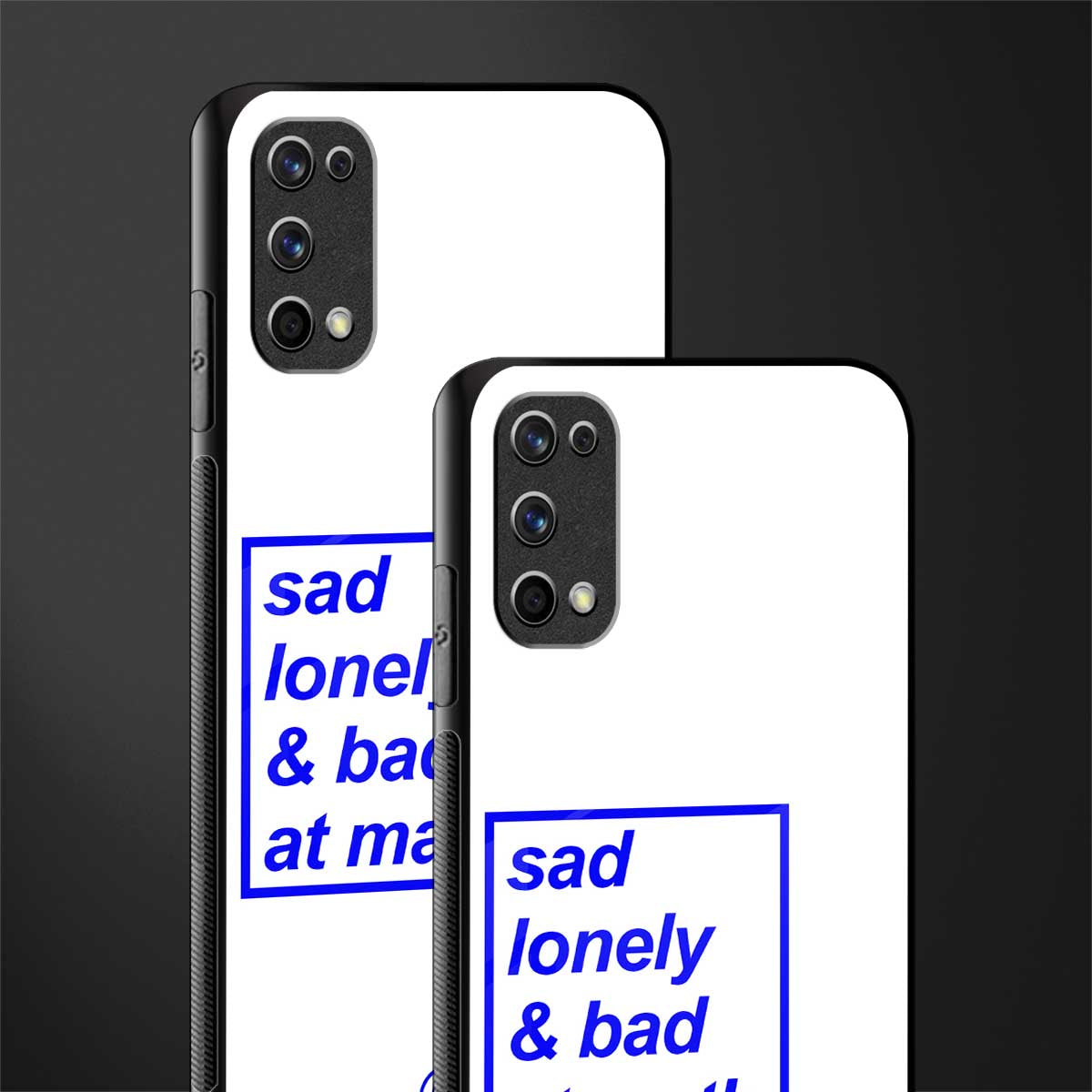 bad at math glass case for realme 7 pro image-2