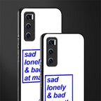 bad at math glass case for vivo v20 se image-2