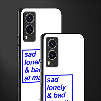 bad at math glass case for vivo v21e 5g image-2