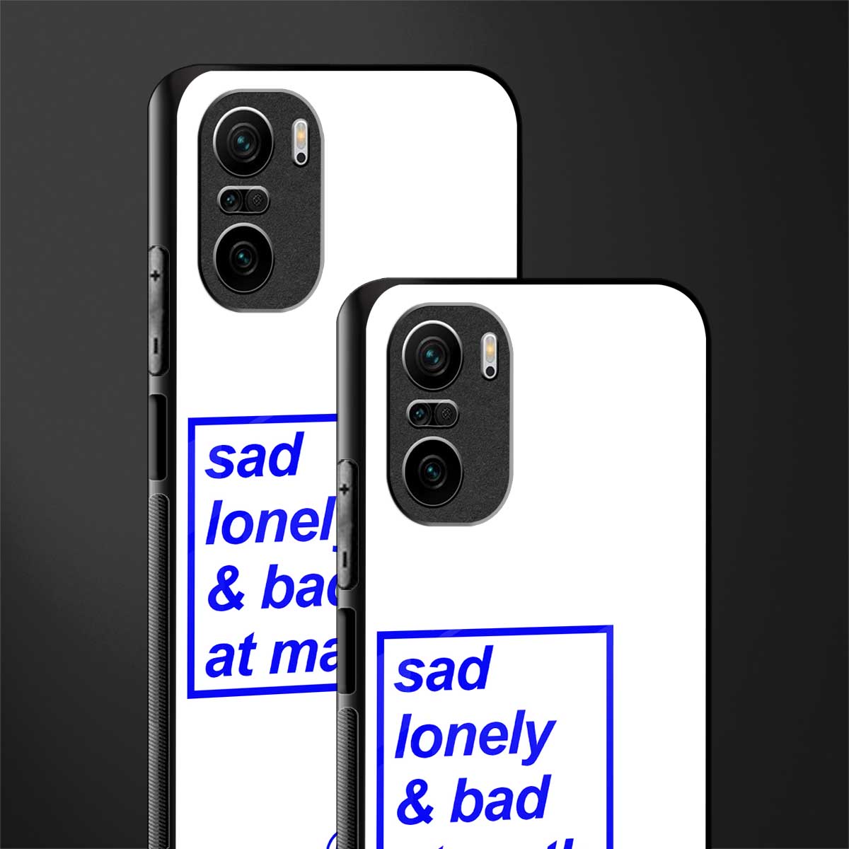bad at math glass case for mi 11x 5g image-2