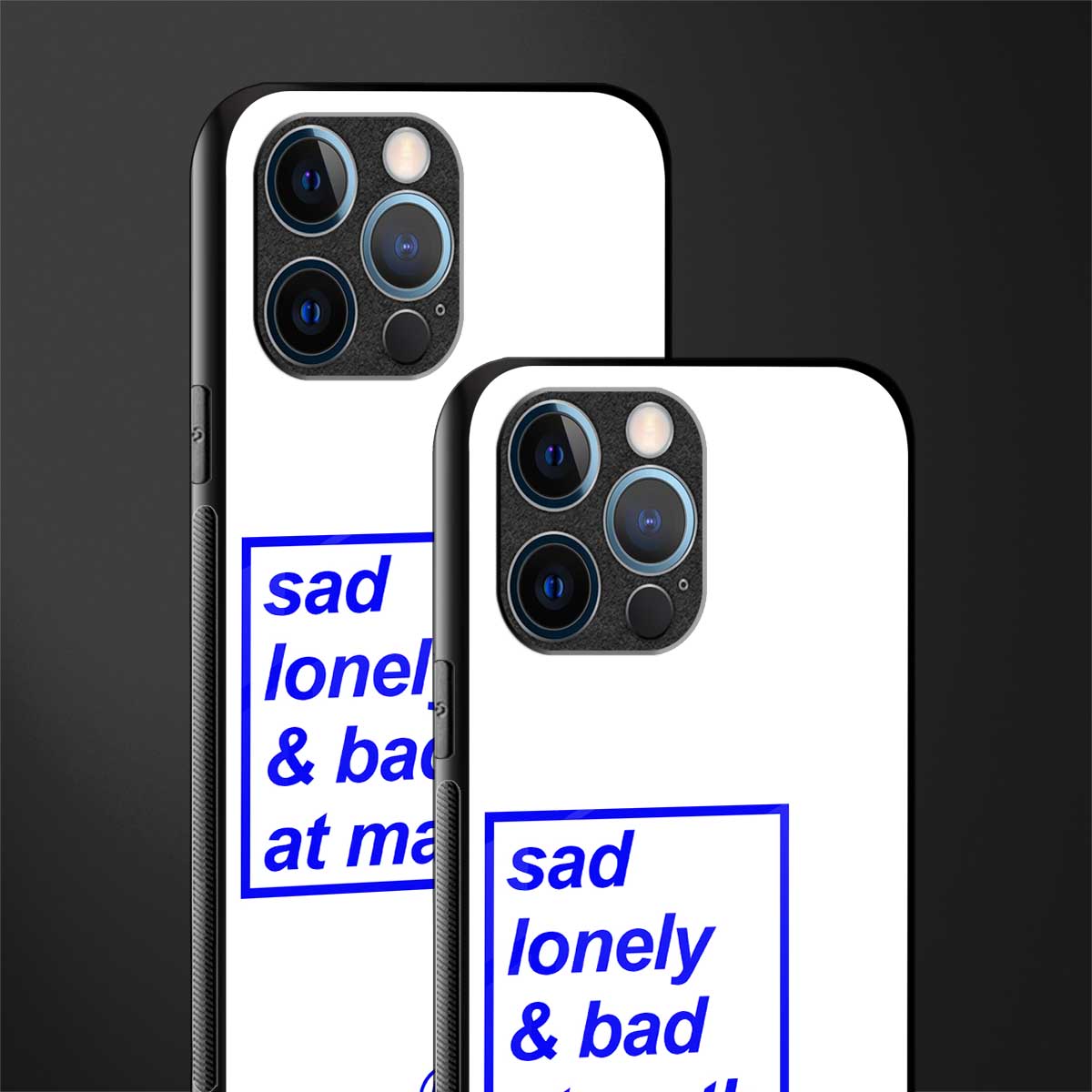 bad at math glass case for iphone 12 pro image-2