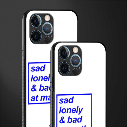 bad at math glass case for iphone 12 pro image-2