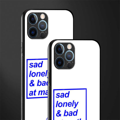bad at math glass case for iphone 12 pro max image-2