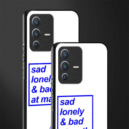 bad at math glass case for vivo v23 5g image-2