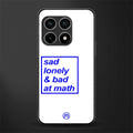 bad at math glass case for oneplus 10 pro 5g image