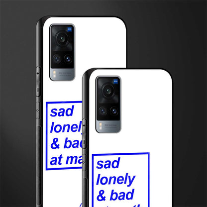 bad at math glass case for vivo x60 image-2