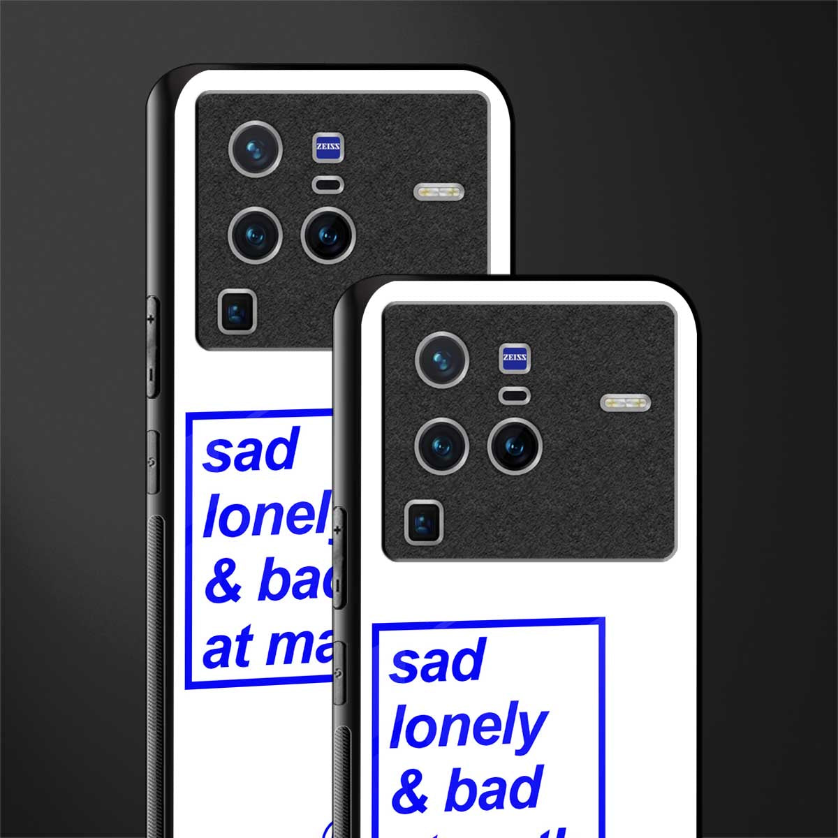 bad at math glass case for vivo x80 pro 5g image-2