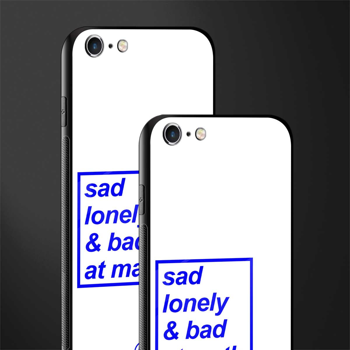 bad at math glass case for iphone 6 plus image-2