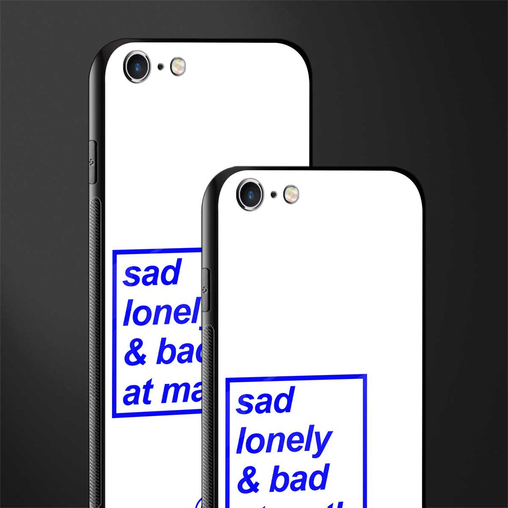 bad at math glass case for iphone 6 image-2