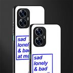 bad at math back phone cover | glass case for realme c55