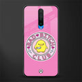 bad bitch club glass case for poco x2 image