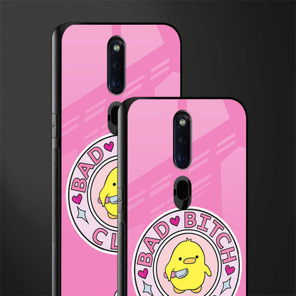 bad bitch club glass case for oppo f11 pro image-2