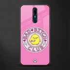 bad bitch club glass case for oppo f11 image