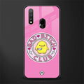 bad bitch club glass case for vivo u20 image