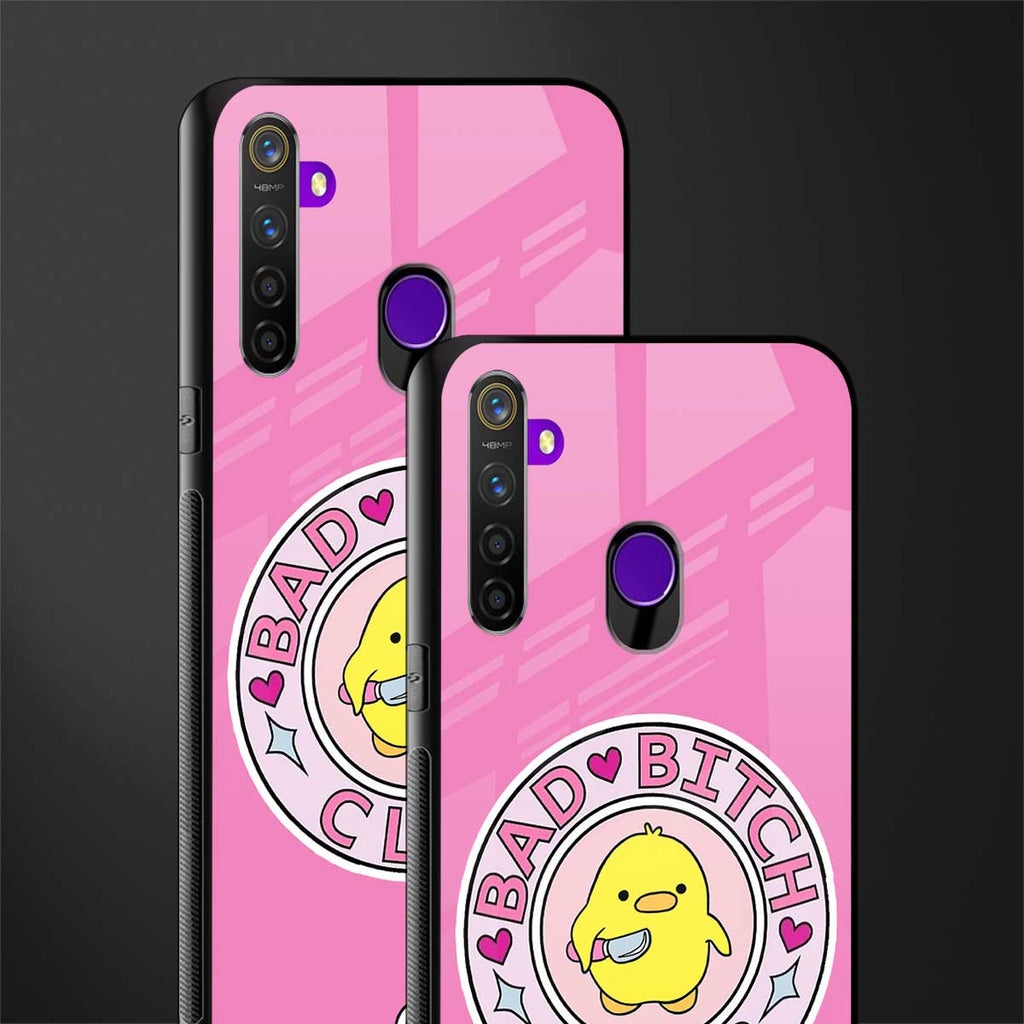 bad bitch club glass case for realme narzo 10 image-2