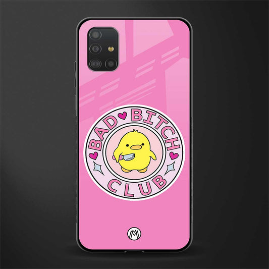 bad bitch club glass case for samsung galaxy a51 image