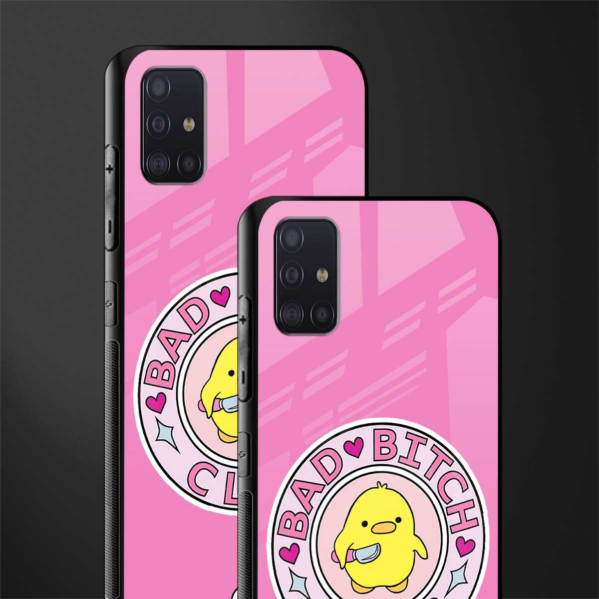 bad bitch club glass case for samsung galaxy a71 image-2