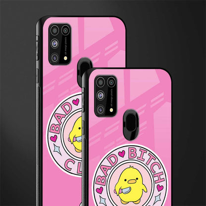 bad bitch club glass case for samsung galaxy m31 prime edition image-2
