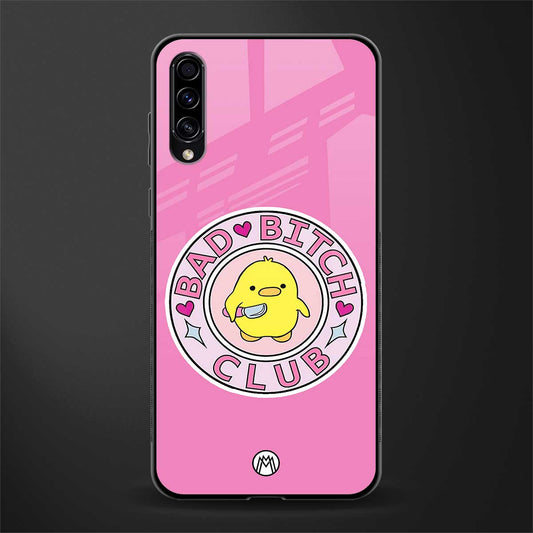bad bitch club glass case for samsung galaxy a70 image
