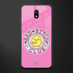 bad bitch club glass case for redmi 8a image
