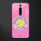 bad bitch club glass case for redmi k20 image