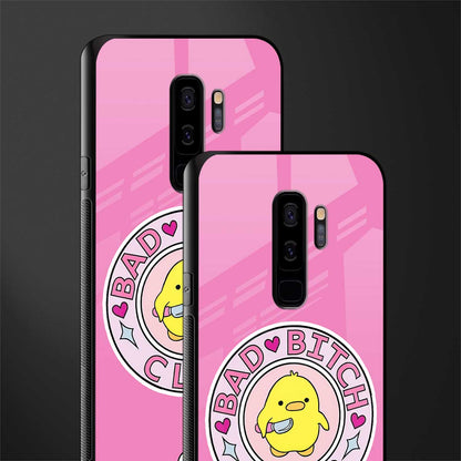 bad bitch club glass case for samsung galaxy s9 plus image-2