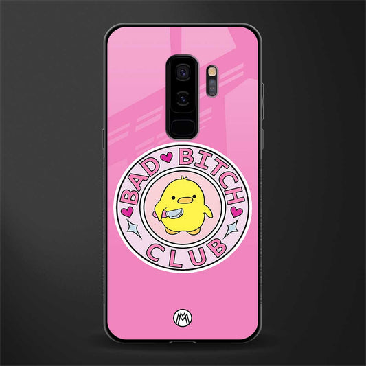 bad bitch club glass case for samsung galaxy s9 plus image