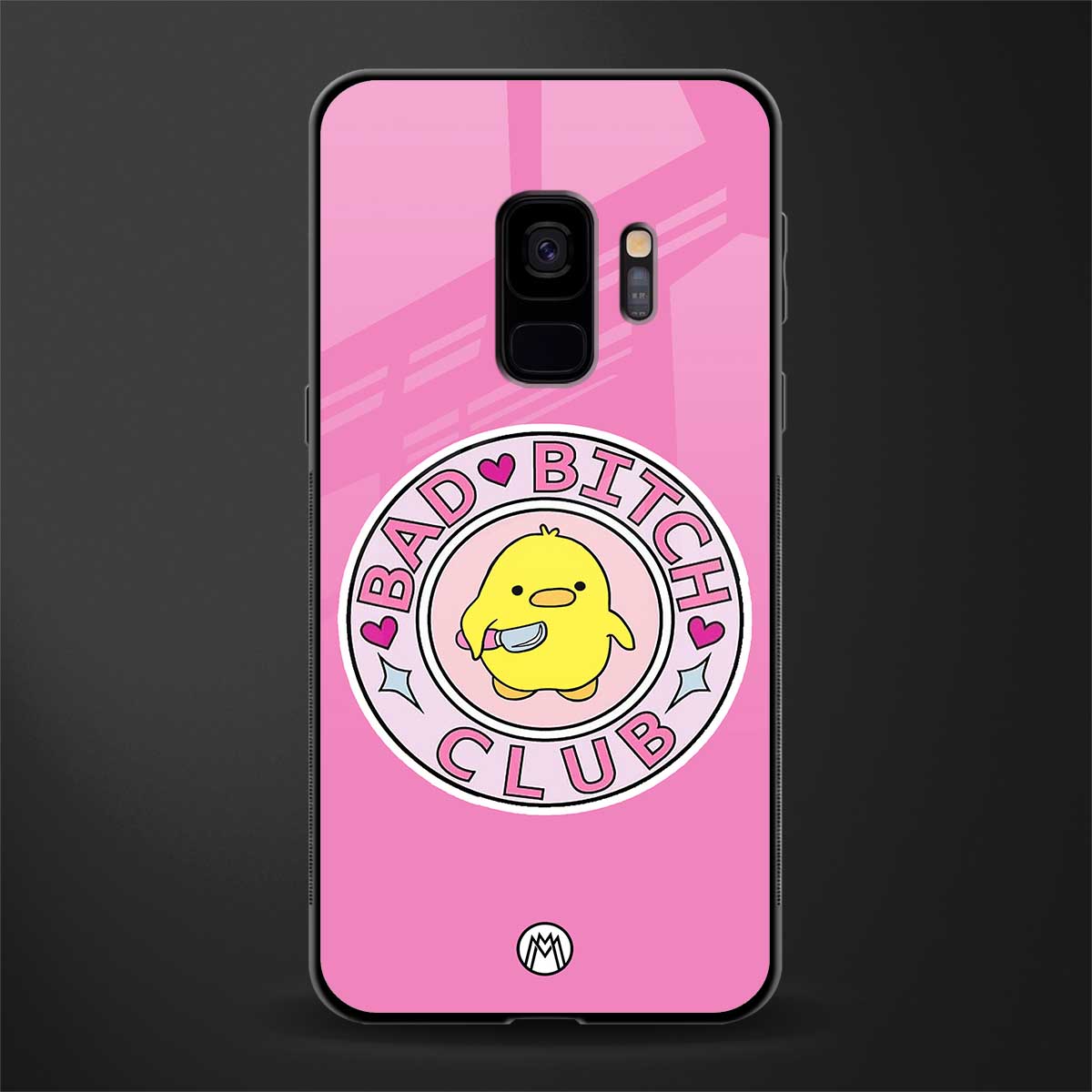 bad bitch club glass case for samsung galaxy s9 image