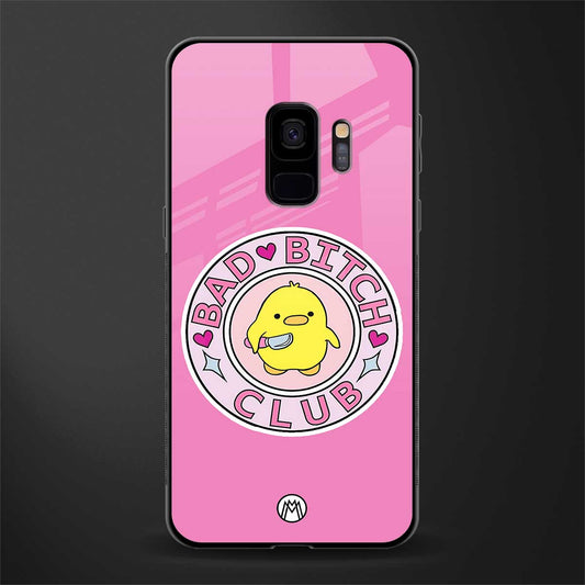 bad bitch club glass case for samsung galaxy s9 image