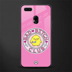 bad bitch club glass case for oppo a7 image