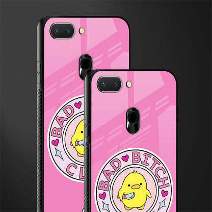 bad bitch club glass case for oppo a5 image-2