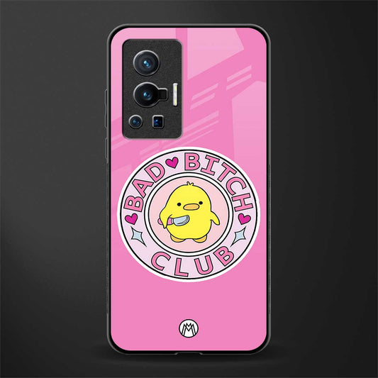 bad bitch club glass case for vivo x70 pro image