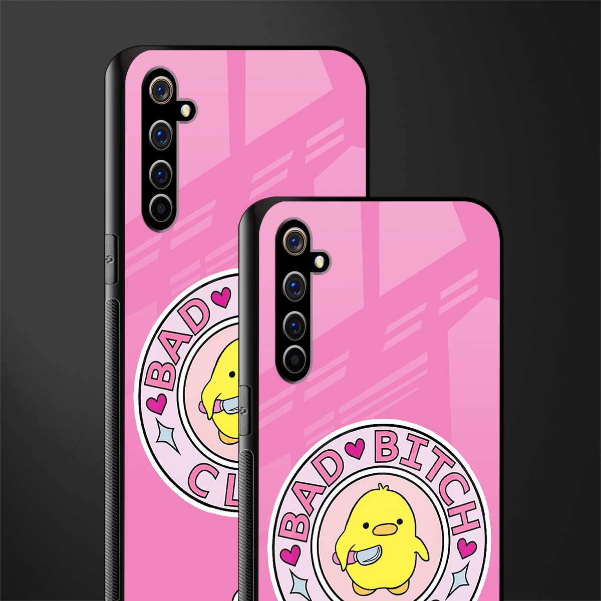 bad bitch club glass case for realme x50 pro image-2