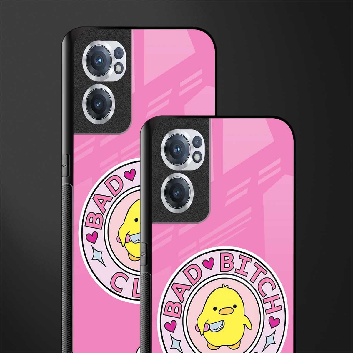 bad bitch club glass case for oneplus nord ce 2 5g image-2