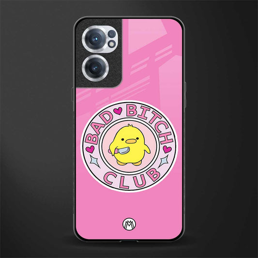 bad bitch club glass case for oneplus nord ce 2 5g image