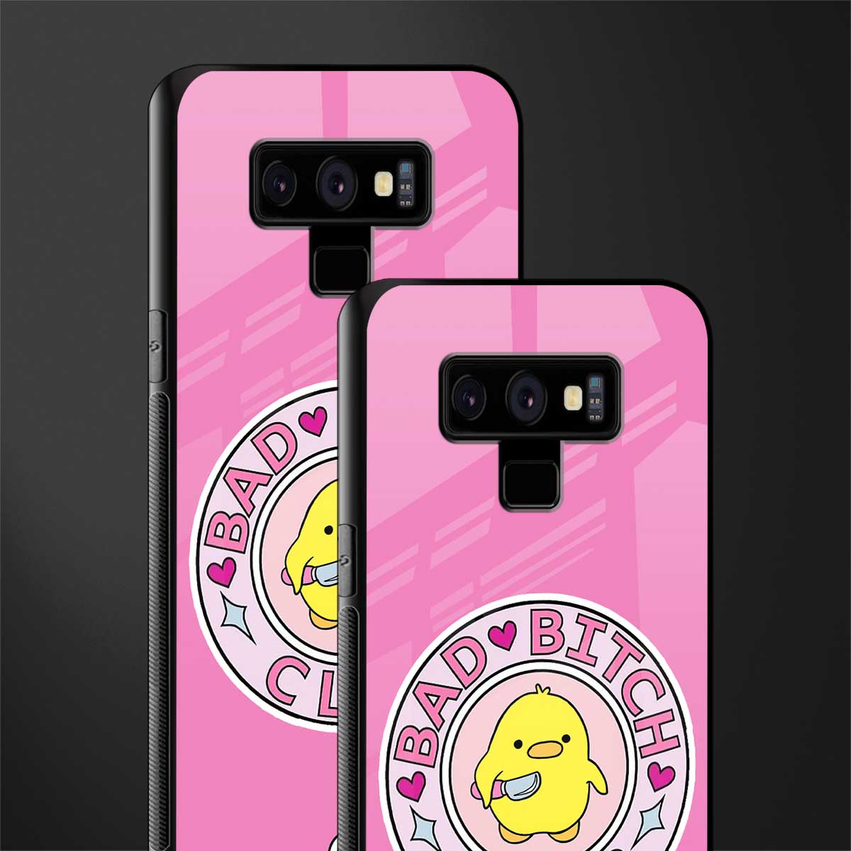 bad bitch club glass case for samsung galaxy note 9 image-2