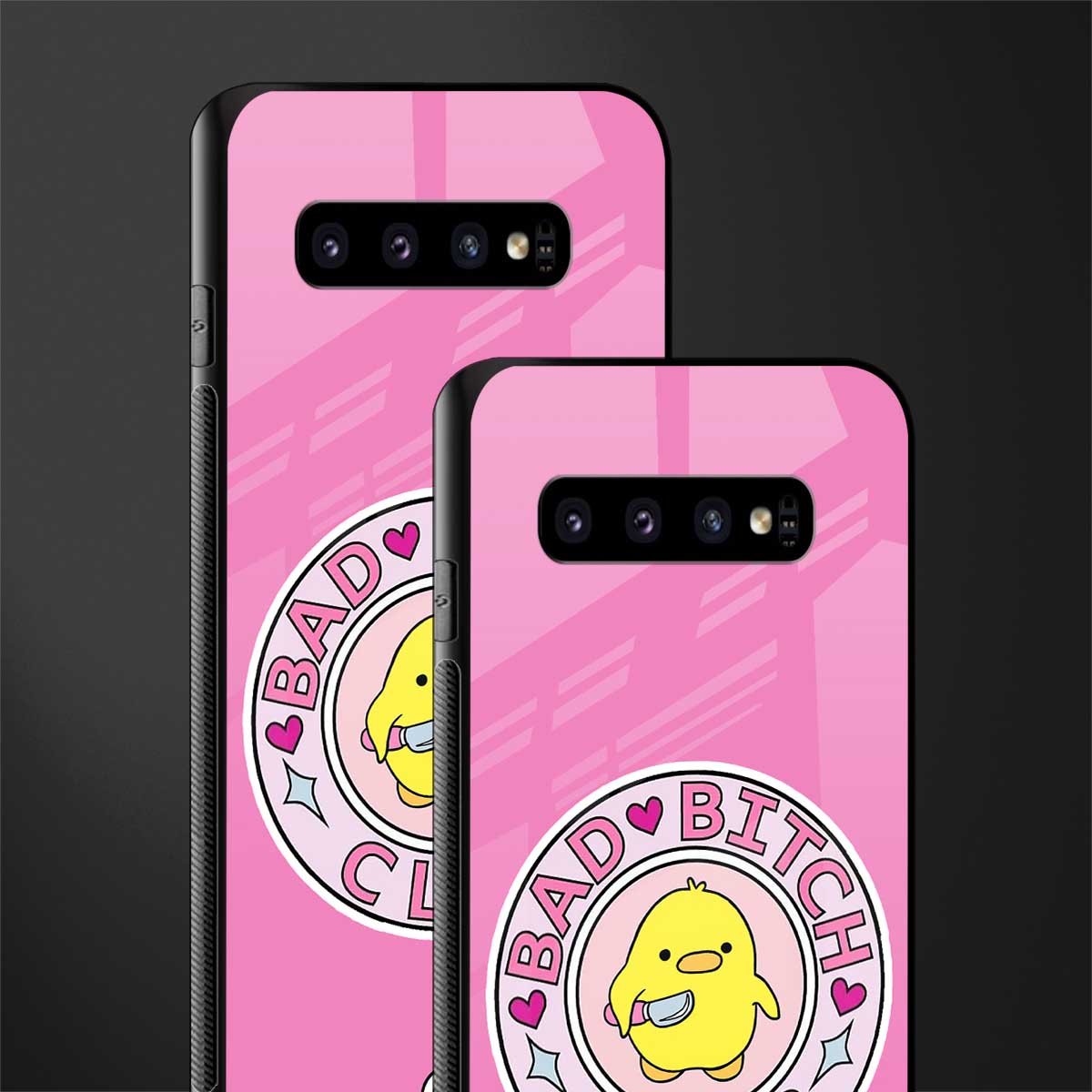 bad bitch club glass case for samsung galaxy s10 plus image-2