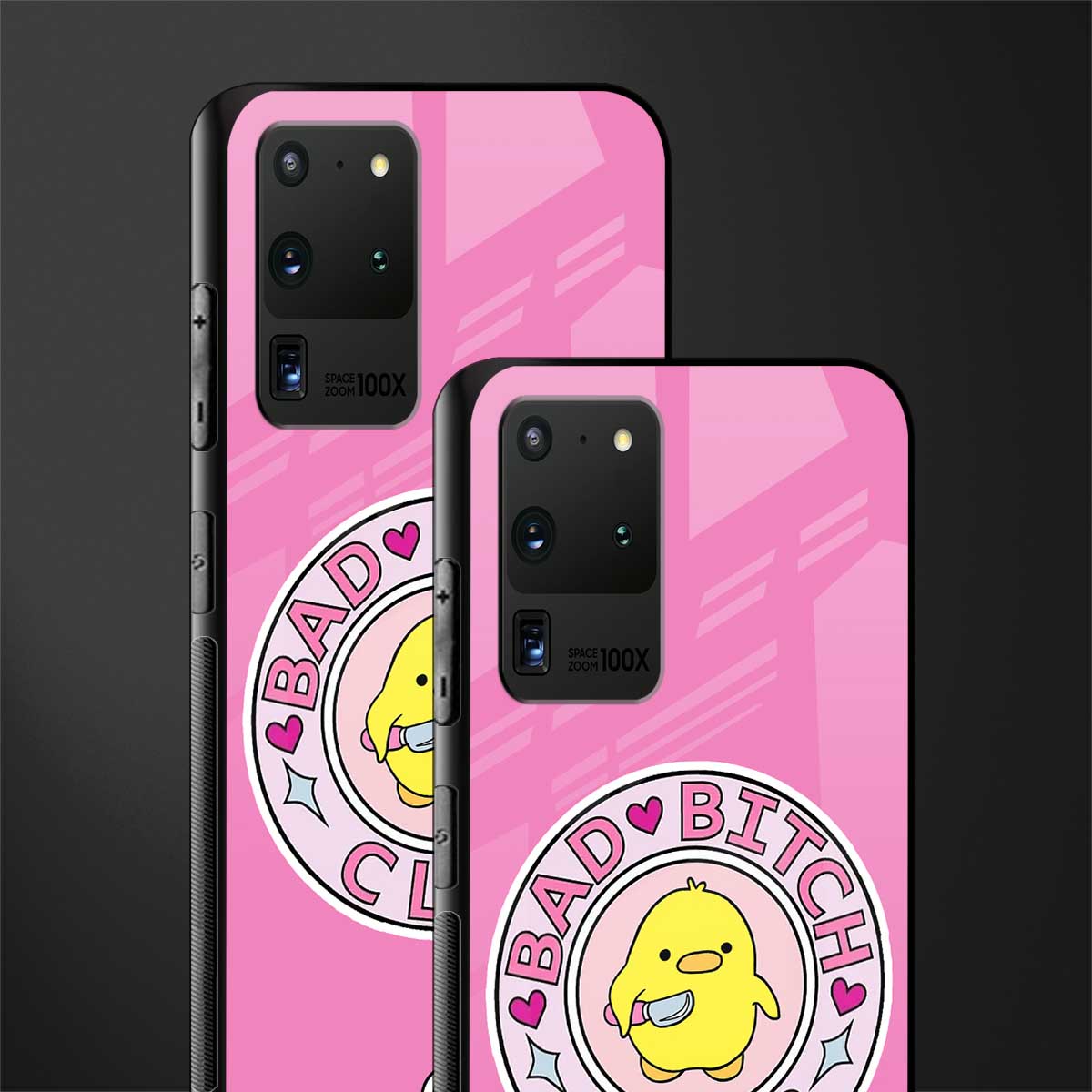 bad bitch club glass case for samsung galaxy s20 ultra image-2