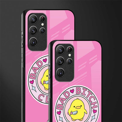 bad bitch club glass case for samsung galaxy s21 ultra image-2