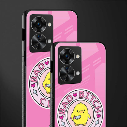 bad bitch club glass case for phone case | glass case for oneplus nord 2t 5g