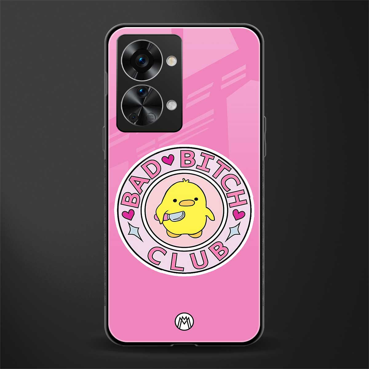 bad bitch club glass case for phone case | glass case for oneplus nord 2t 5g