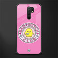 bad bitch club glass case for poco m2 image